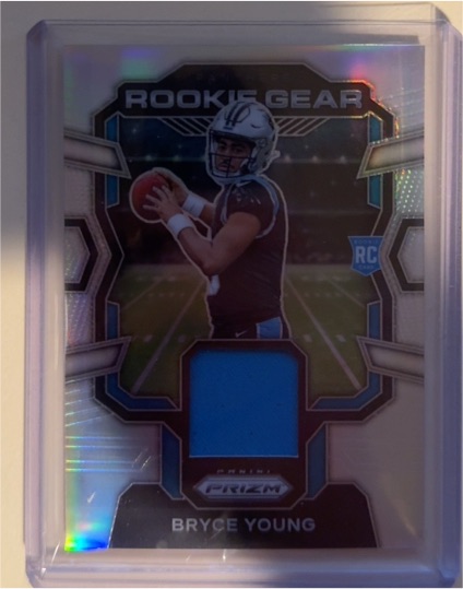 2023 Panini Prizm #RG-BY Bryce Young Rookie Gear — front