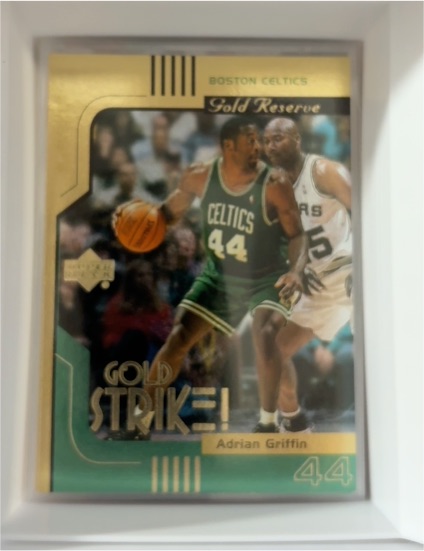 1999-00 Upper Deck Gold Reserve Gold Strike #GS4 Adrian Griffin — front