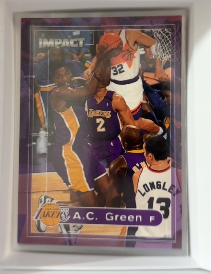 1999-00 SkyBox Impact #157 A.C. Green — front