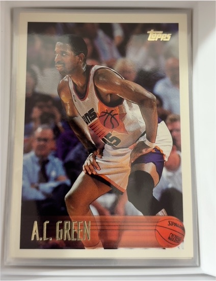 1996-97 Topps #18 A.C. Green — front