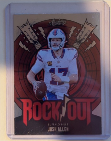 2024 Panini Absolute #RO-JAN Josh Allen Rock Out — front