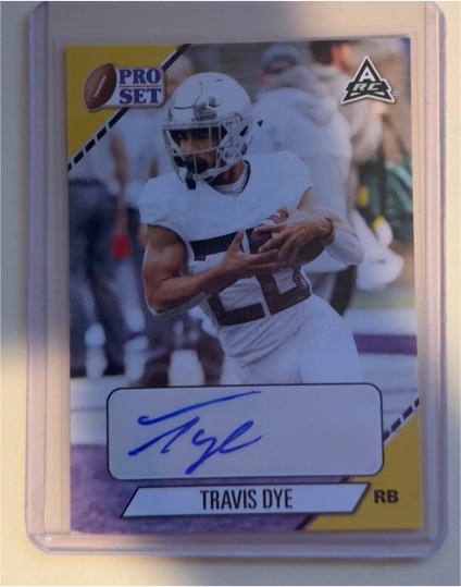 2021 Leaf Pro Set College #PS-TD2 Travis Dye — front