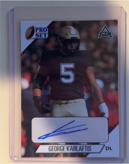 2021 Leaf Pro Set #PS-GK1 George Karlaftis — front