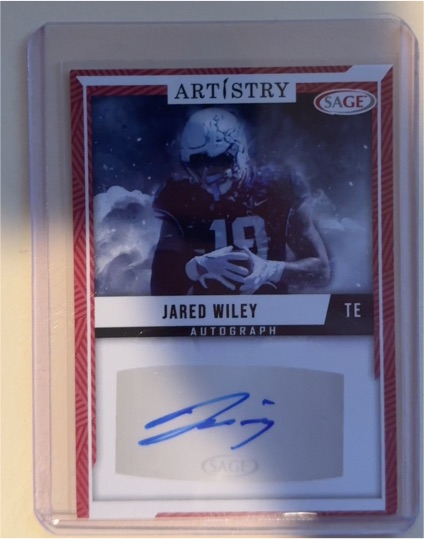 2024 SAGE Artistry #ART-JW2 Jared Wiley — front