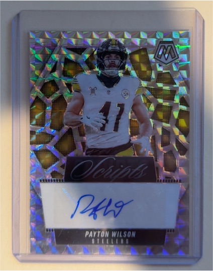 2025 Panini Mosaic Scripts #SCR-PWN Payton Wilson — front