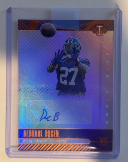 2019 Panini Illusions Rookie Signs #RS-DEB Deandre Baker — front