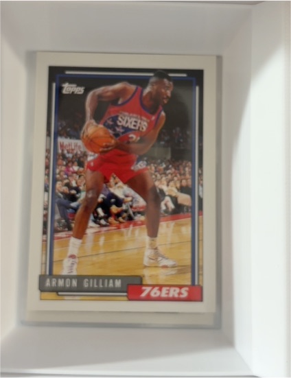 1992-93 Topps #12 Armon Gilliam Philadelphia 76ers — front