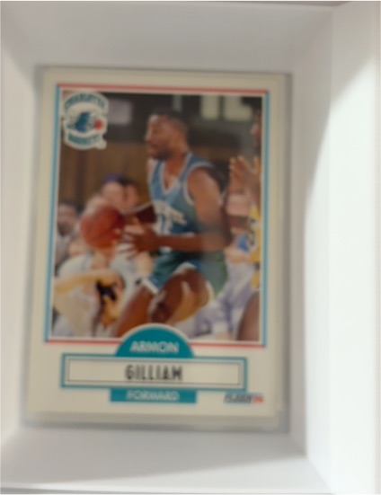 1990 Fleer #19 Armon Gilliam — front