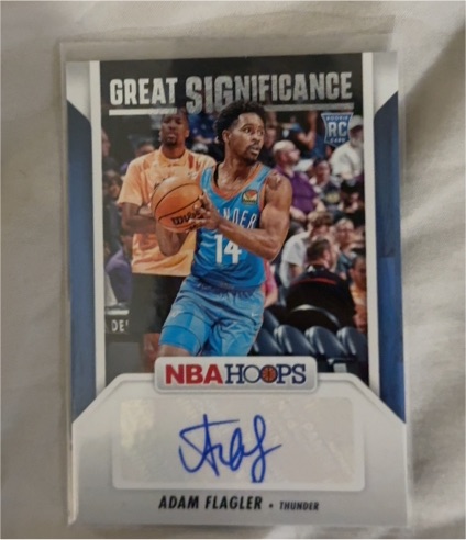 2024-25 Panini NBA Hoops Great Significance #GS-AFT Adam Flagler — front
