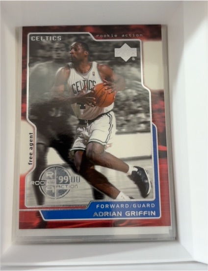 1999-00 Upper Deck Rookie Action #343 Adrian Griffin — front
