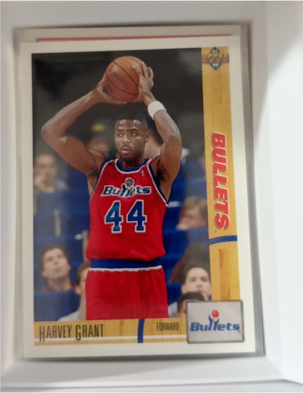 1991-92 Upper Deck #342 Harvey Grant — front