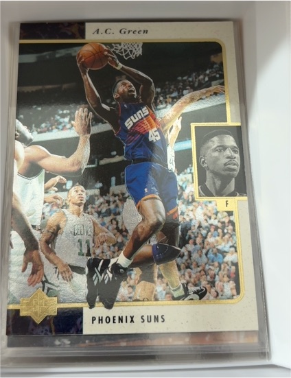 1995-96 SP #104 A.C. Green Phoenix Suns — front