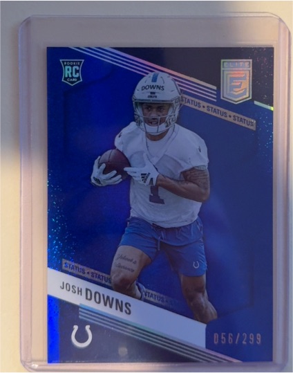 2023 Panini Donruss Elite #159 Josh Downs — front