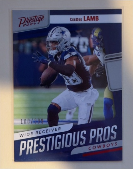 2024 Panini Prestige Prestigious Pros #PP-CLB CeeDee Lamb — front
