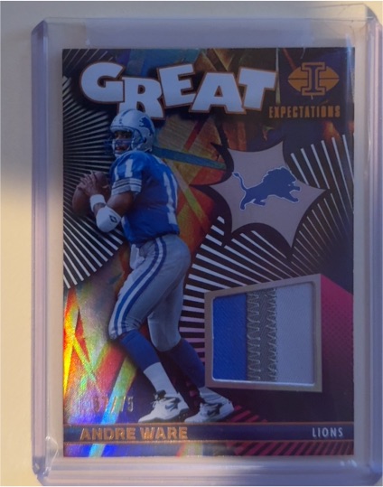 2024 Panini Illusions Great Expectations #GE-AWE Andre Ware — front