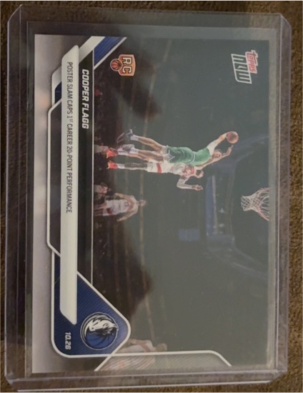 2025 Topps Now #28 Cooper Flagg — front