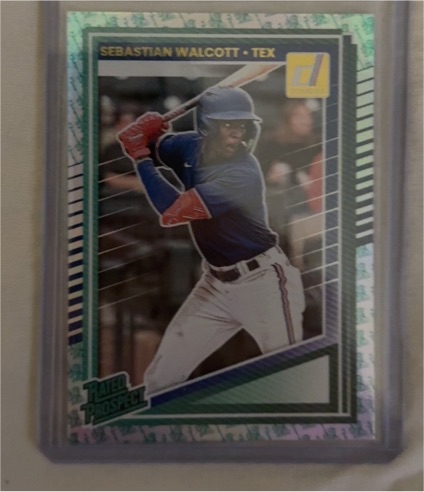 2025 Donruss #103 Sebastian Walcott — front