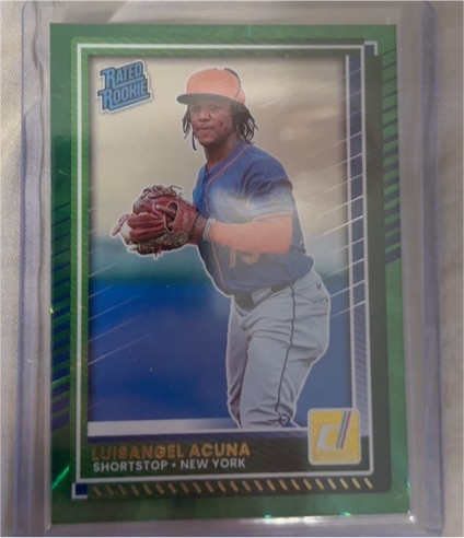 2025 Panini Donruss Optic #1 Luisangel Acuna — front