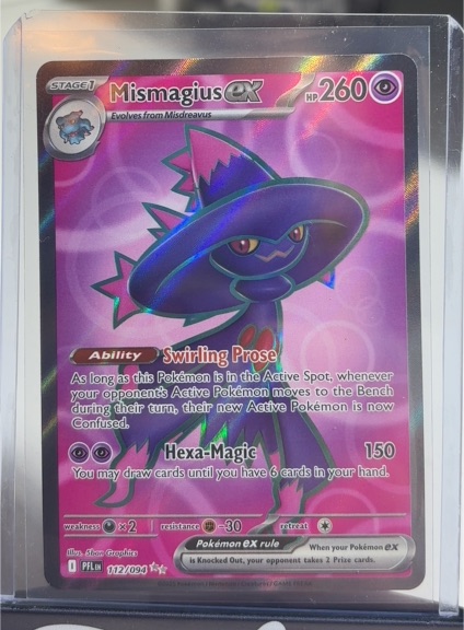 2025 Pokémon #112 Mismagius ex — front