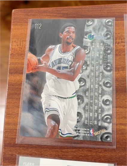 1996 Fleer Metal #112 A.C. Green — front