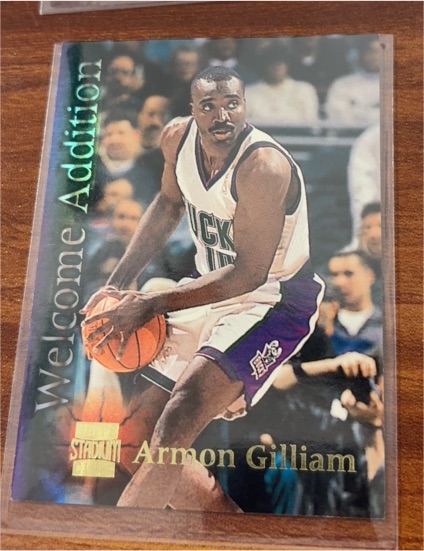 1996-97 Topps Stadium Club Welcome Additions #WA2 Armon Gilliam — front