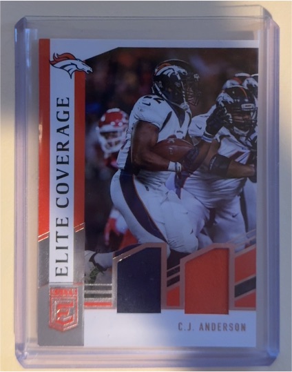 2018 Donruss Elite Elite Coverage #EC-10 C.J. Anderson — front