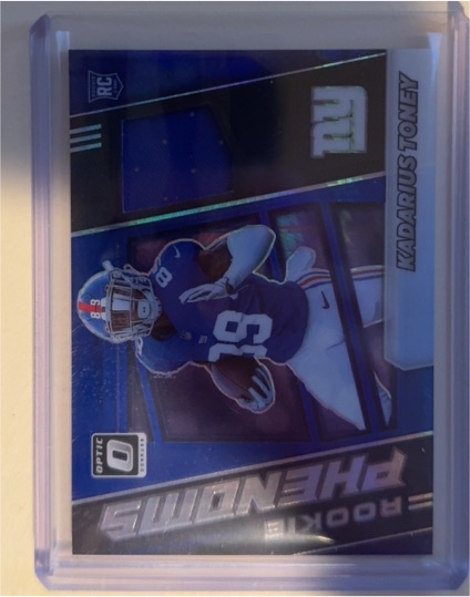2021 Donruss Optic #RPH-12 Kadarius Toney Rookie Phenoms Patch — front