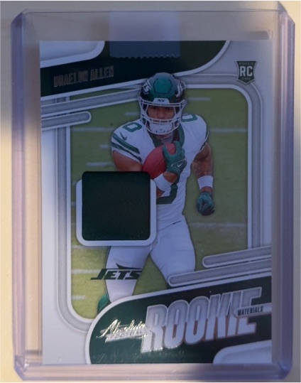 2024 Panini Absolute #ARM-BAN Braelon Allen Rookie Materials Patch — front