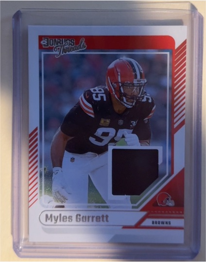 2024 Panini Donruss Threads #DTH-MGA Myles Garrett — front