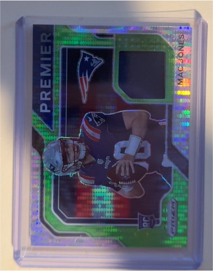 2021 Panini Prizm Premier Jerseys #PJ-6 Mac Jones — front