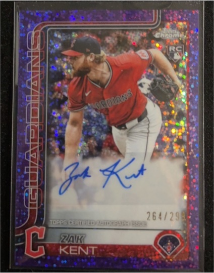 2025 Topps Chrome Update #AC-ZK Zak Kent — front