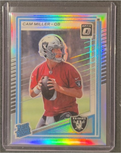 2025 Donruss Optic #261 Cam Miller Rated Rookie — front