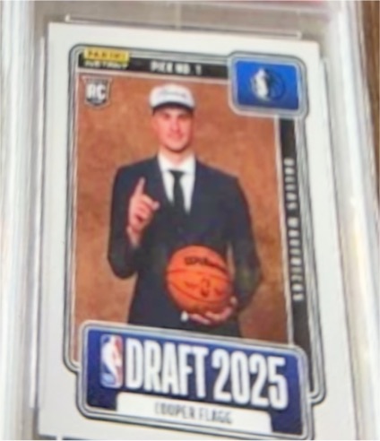 2025 Panini Instant NBA Draft Night #NBADN-1 Cooper Flagg — front