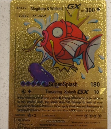 2019 Pokémon #161 Magikarp & Wailord GX — front