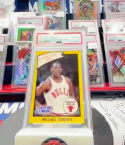 1990 Kenner Starting Lineup Yellow #Michael Jordan — front