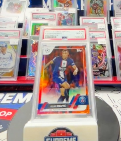 2019 Topps Chrome UEFA #100 Kylian Mbappe — front