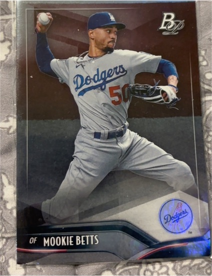 2021 Bowman Platinum #21 Mookie Betts — front