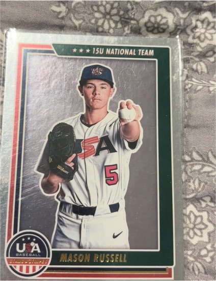2022 Panini Stars & Stripes #83 Mason Russell — front