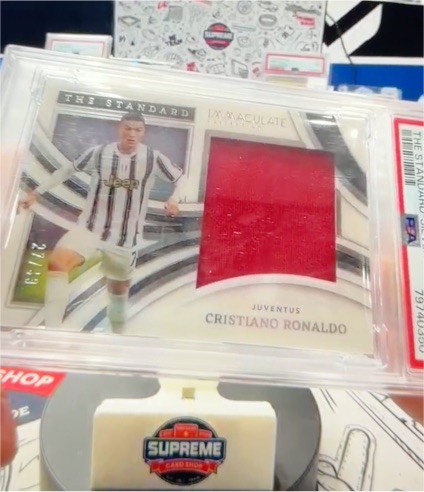 2022-23 Panini Immaculate The Standard #21/25 Cristiano Ronaldo — front
