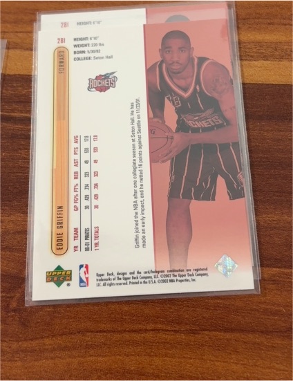 2002 Upper Deck #281 Eddie Griffin — front