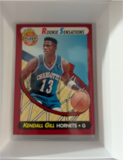 1991 Fleer Rookie Sensations #4 Kendall Gill — front