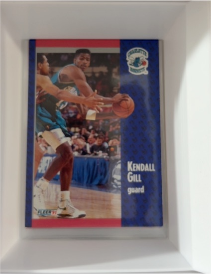 1991 Fleer #20 Kendall Gill — front