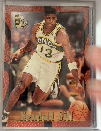 1994-95 Topps Embossed #90 Kendall Gill — front