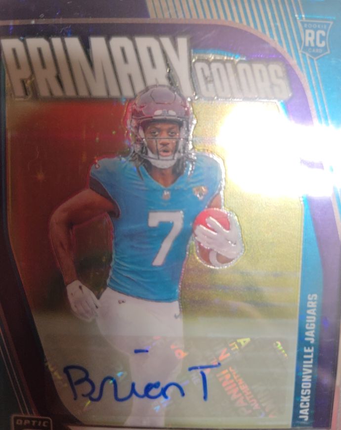 2024 Donruss Optic #19 Brian Thomas Jr. Primary Colors Rookie — front