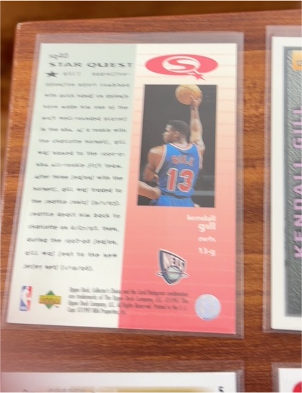1997-98 Upper Deck Collector's Choice #SQ97 Kendall Gill — front