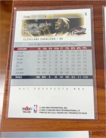 2004-05 Fleer #5 LeBron James — front