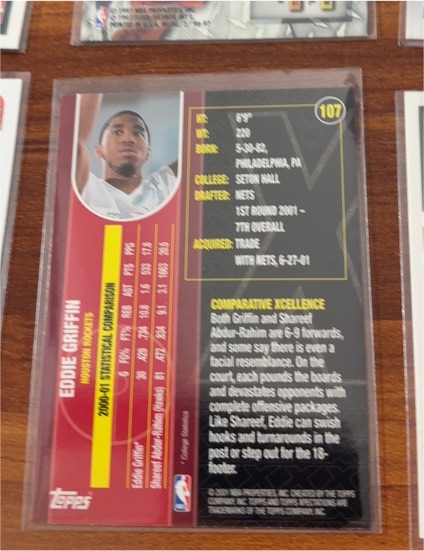 2006-07 Topps #107 Eddie Griffin — front