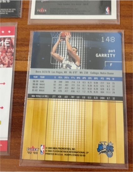 2003-04 Fleer #148 Pat Garrity — front