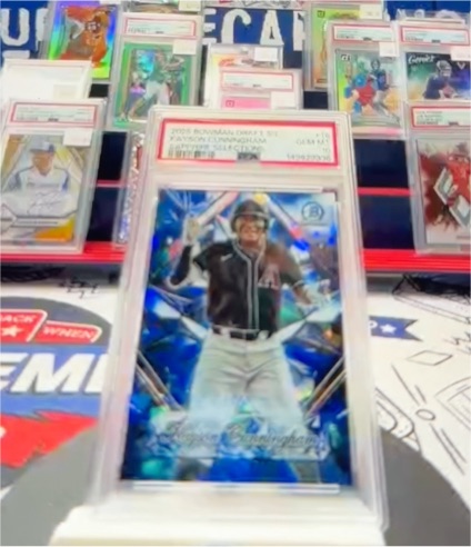 2019 Bowman Draft Chrome Sapphire Edition # Riley Green — front