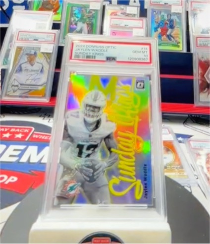 2024 Panini Donruss Optic Sunday Kings #14 Jaylen Waddle — front